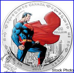 Canada 2013 $20 Superman Man of Steel Silver Coloured Coin