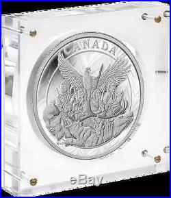 Canada 2014 500$ Canadian Monuments National Aboriginal Veterans 5KG Silver Coin