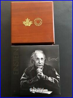 Canada 2015, 10 oz. Fine Silver Coin Albert Einstein Mintage1,500