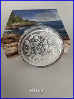 Canada 2015'Coastal Waters of Canada' $200 Pure. 9999 Silver Coin w RCM BOX