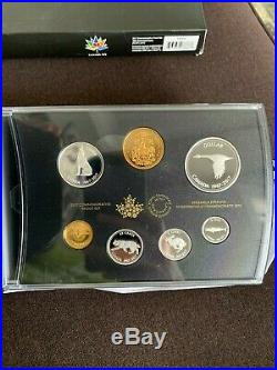 Canada 2017 Commemorative Pure Silver 7 Coin Proof Set 1967 Centennial Coins
