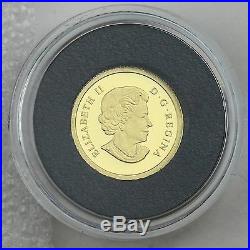 Canada 2017 The Silver Maple Leaf 1/25 oz. Pure Gold 50-cents Proof Coin
