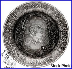 Canada 2018 $25 Lest We Forget Helmet Shaped 1.5 oz. Pure Silver Coin