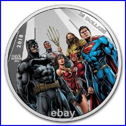 Canada 2018 $30 Fine Silver Coin Justice League The Worlds Greatest Super Heros