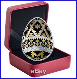Canada 2019 20$ Vegreville Ukrainian Pysanka Egg Shape 1oz Silver Coin