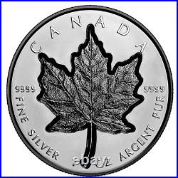 Canada 2023 20$ SUPER INCUSE SILVER MAPLE LEAF SML Rhodium 1 oz Pure Silver Coin