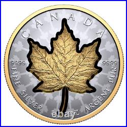 Canada 2024 $20 Super Incuse SML Silver 99.99% Maple Leaf Coin Pure