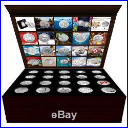 Canada $20 for $20 Dollars Pure Silver Coin Collection Set withCollector Case