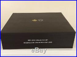Canada 20 x $20 and $25 Silver Coin Collection Set+Mint Collector Case 2011-2015