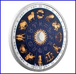 Canada $30 Dollars Silver Coin, ZODIAC Signs, Black Light Included, 2022