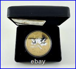 Canada 5 Oz Pure Silver 99.99 % Gold Plated Coin Farewell to the Penny 2022