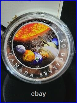 Canada 5 oz. Pure Silver Coin The Solar System Mintage 1,250 (2021)