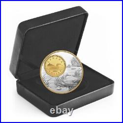 Canada Bigger Picture $1 Coin Series, Silver Loonie Selective Gold, 2022