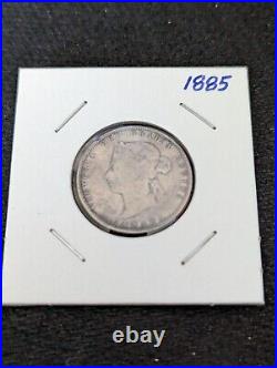 Canada Corner, 25 Cents, Silver, 1885