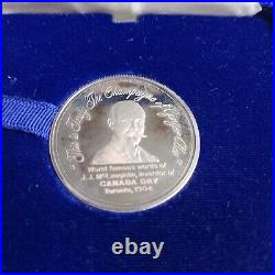 Canada Dry. 999 Fine Silver Promotional Medallion With Certificate of Authenticity