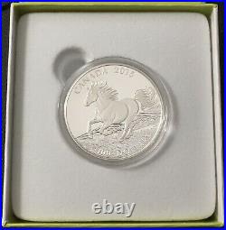 Canada Face Value Series 2015 $100 for $100 Fine Silver Coin Canadian Horse, UNC