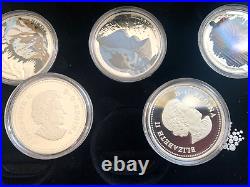 Canada Landscape Illusions 5 Coin Set $20 Silver 2016-17