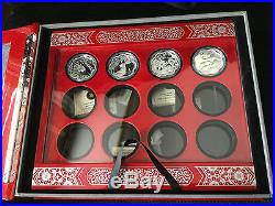 Canada Lunar Lotus Series Display Case Silver Coin Set Case 2010 2011 2012 13