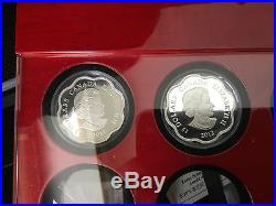 Canada Lunar Lotus Series Display Case Silver Coin Set Case 2010 2011 2012 13