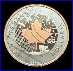 Canada Proof Silver Dollar 2024 100 Th. Ann. Canadian Air Force