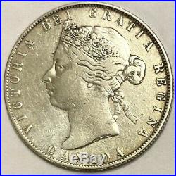 Canada Silver Coin 50 Cents (1871) Rare Queen Victoria
