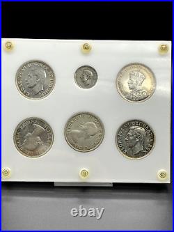 Canada Silver Commemorative Coins Set 1935, 1939, 1949, 1951, 1958, 1964 Dollars