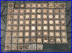 Canada Silver Dollars $1 (Lot of 76 Coins)