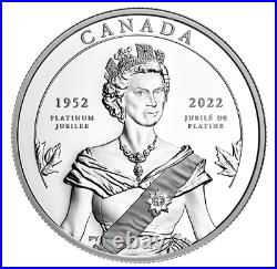 Canada Silver Platinum Jubilee of Her Majesty Queen Elizabeth II Two Coin Set