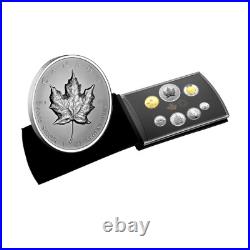 Canada Silver Ultra-High Relief Technology $20 MAPLE LEAF Coin Set, 2022