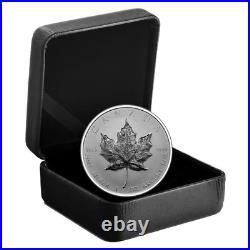 Canada Ultra-High Relief $20 MAPLE LEAF Coin, 99.99% Fine Silver, 2022