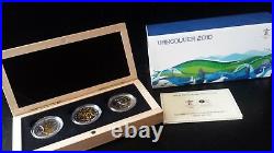 Canada Vancouver 2010 Special Edition Olympic Silver 3-Coin Set