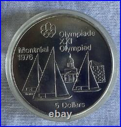 Canadian 1976 Olympic Silver Coin set of 28.30 ounces of silver