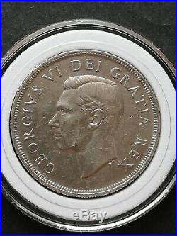 Canadian Coins - Canada 1948 $1 Silver Coin (Mintage 18,780)