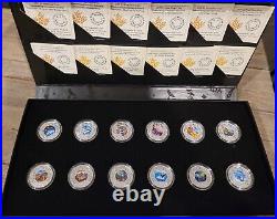 Complete 12-Coin Set. 9999 Silver 2019 Celebrating Canada Fun and Festivities