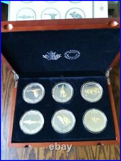 Complete 1967-2017 Alex Colville Design 6x 5oz Silver Coin Set, Big Coin Series