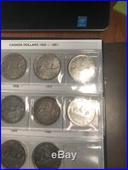 Complete Canada Silver Dollar Collections 59 Coins With Key Dates Going Fast