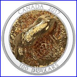 Cougar Sculpture Majestic Canadian Animals 2017 Canada Pure Silver Coin RCM