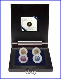 Full Moons of the Algonquin 2011-12 Canada Sterling Silver & Niobium 4-Coin Set