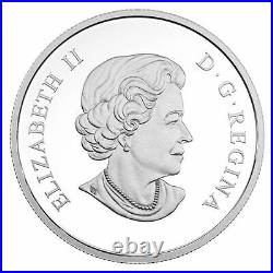 Grey Wolves Geometric Fauna Series 2018 $20 1 Oz Fine Silver Coin Rcm