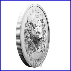 HERALDIC BEAR EHR/UHR Fine Silver Coin $50 Canada