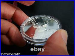 HOT ITEM $20.999 Fine Silver Coin 2014 The White Tailed Deer CANADA 1 OZ