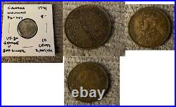 Huge Lot of Canadian Coins includes silver