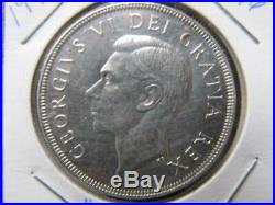 LOT (2) CANADIAN 80% SILVER 1938 & 1949 COINS ASW. 60 Oz x 2 MINT UNCIR