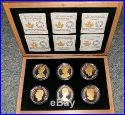 Legacy of the Nickel 2015 Canada Fine Silver 6-Coin Set