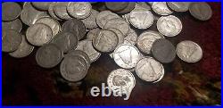 Lot Of 100 Canada Silver 10 Cent Coins From 1930's To 40's Rare Collection