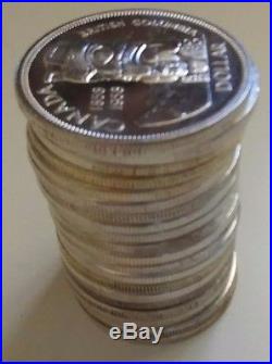 Lot of 20 Canada Silver Dollar Coins Various Dates -Over 12 Troy Ounces Silver