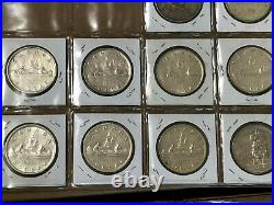 Lot of Canada silver dollars 23 pieces of different years, nice coins