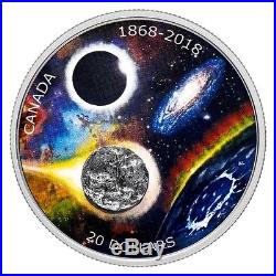 METEORITE ROYAL ASTRONOMICAL SOCIETY 150th Ann. 1 Oz Silver Coin Canada 2018