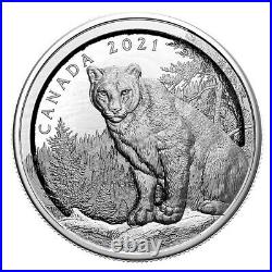 Pure Silver Coin Multilayered Cougar 2021 Royal Canadian Mint (Pre-order)