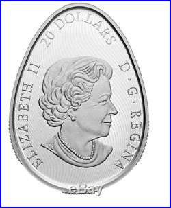 Pysanka 1 Oz Pure Silver Coloured Coin 2020 (Brand New)